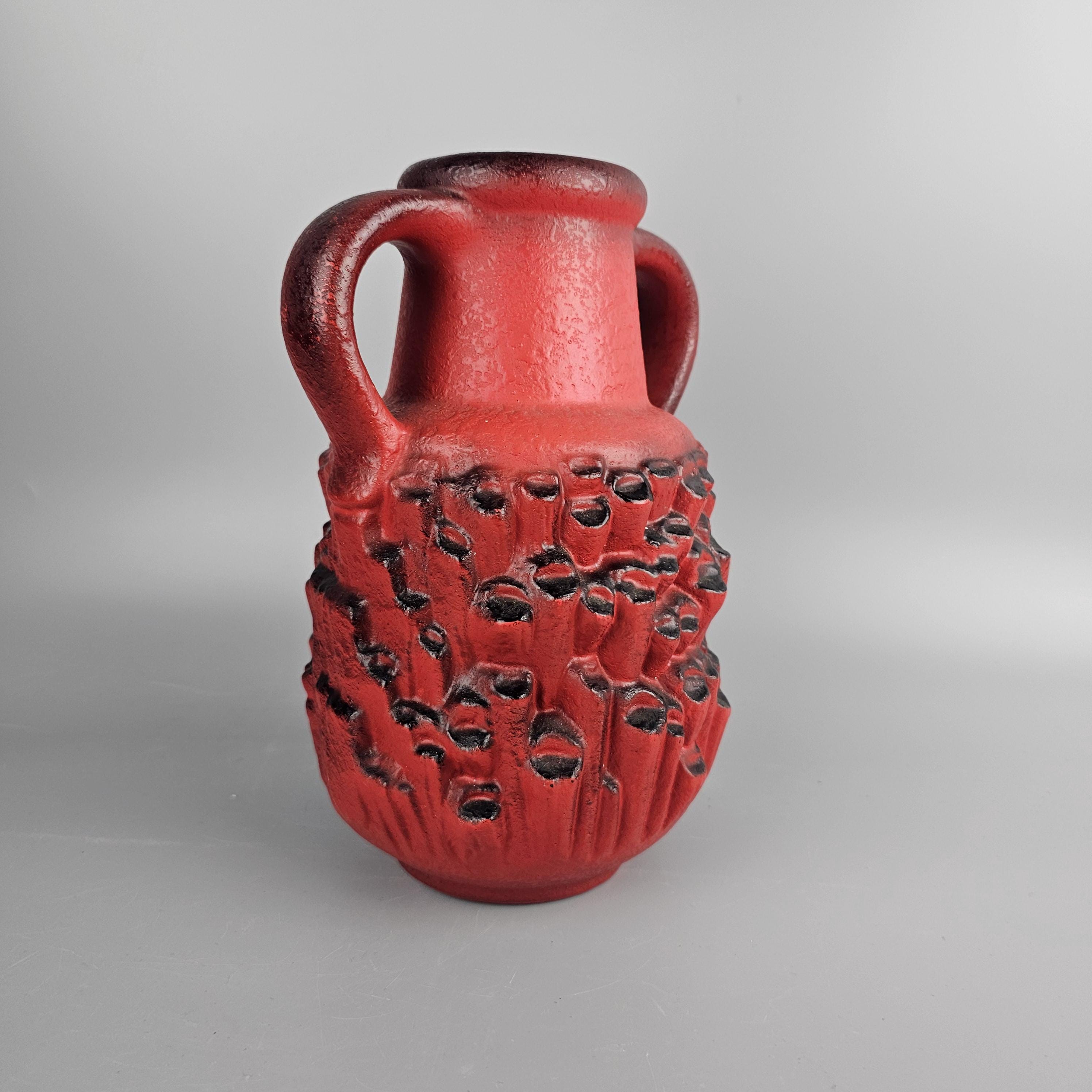 西ドイツのヴィンテージ、ファット・ラバ花瓶。Carstens Tonnieshof製