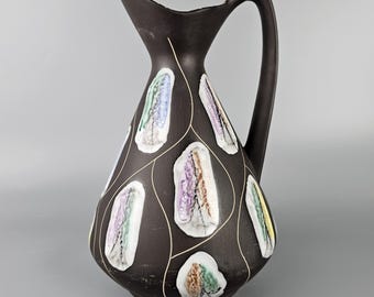 Vintage West German Fat Lava Vase. Ruscha Keramik, Form Number 313