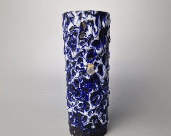 Vintage West German Fat Lava Wall Plate Made by Ruscha. Colors