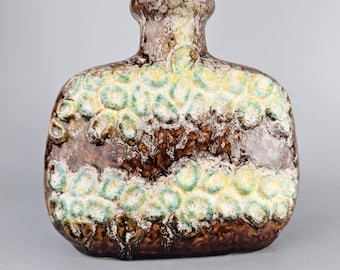 【Dümler & Breiden】 Domino 25cm fat lava West Germany Fat Lava Domino Decor Ceramic Vase by Dümler