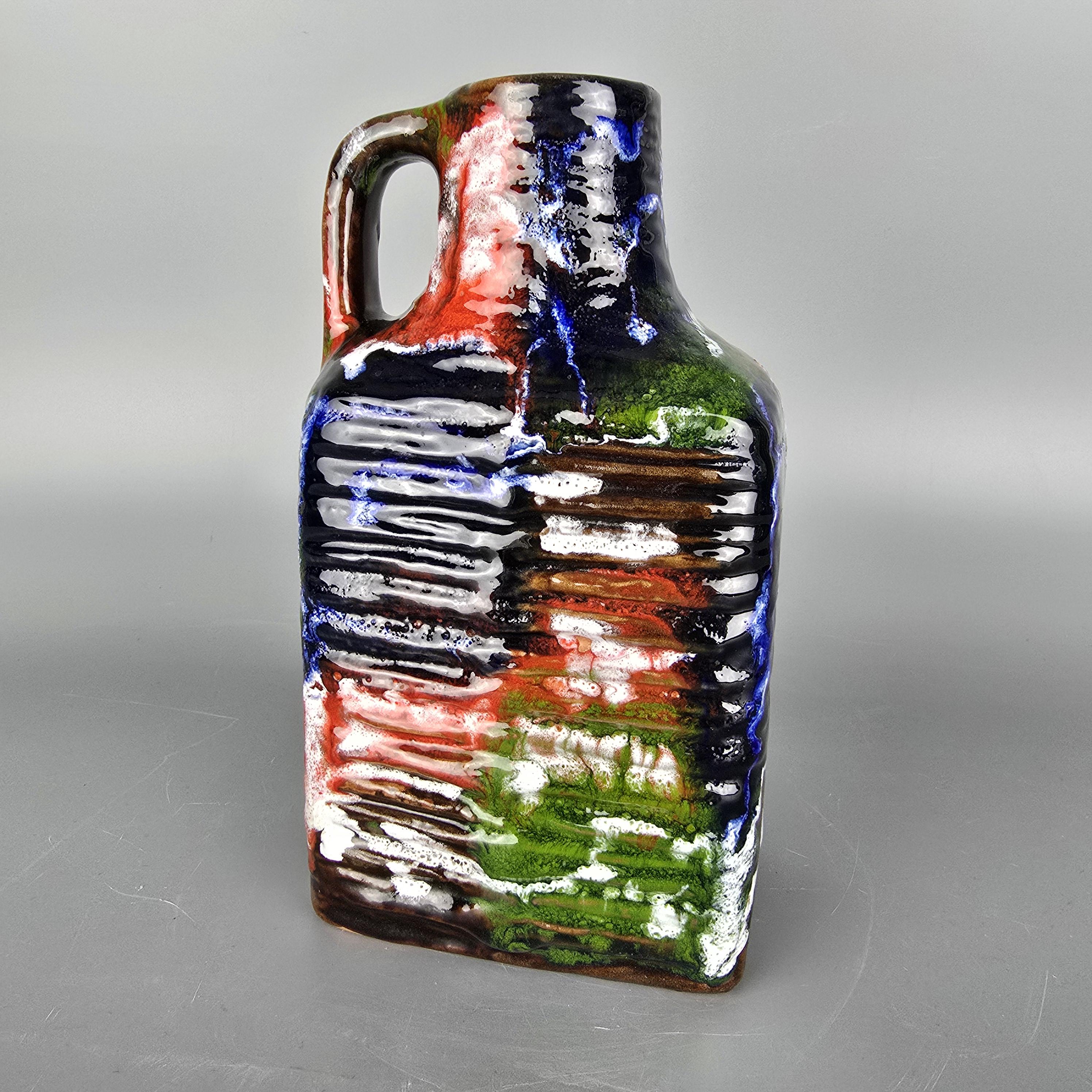 西ドイツFAT LAVA　ビンテージ花瓶　tonnieshof 西ドイツFAT LAVA ビンテージ花瓶 tonnieshof 西ドイツのヴィンテージ