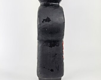 A West German Fat Lava Vase by Walter Becht. the Vase is Numbered