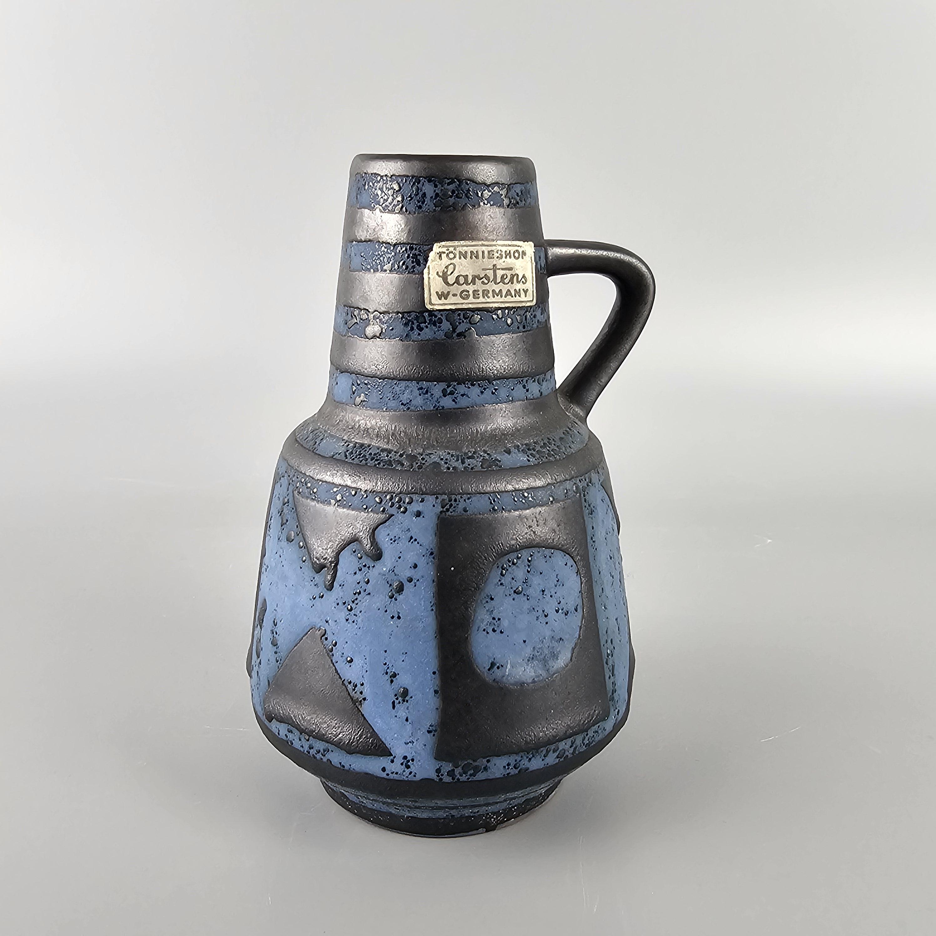 西ドイツFAT LAVA　ビンテージ花瓶　tonnieshof ヴィンテージの西ドイツの Fat Lava 花瓶。 Carstens Tonnieshof