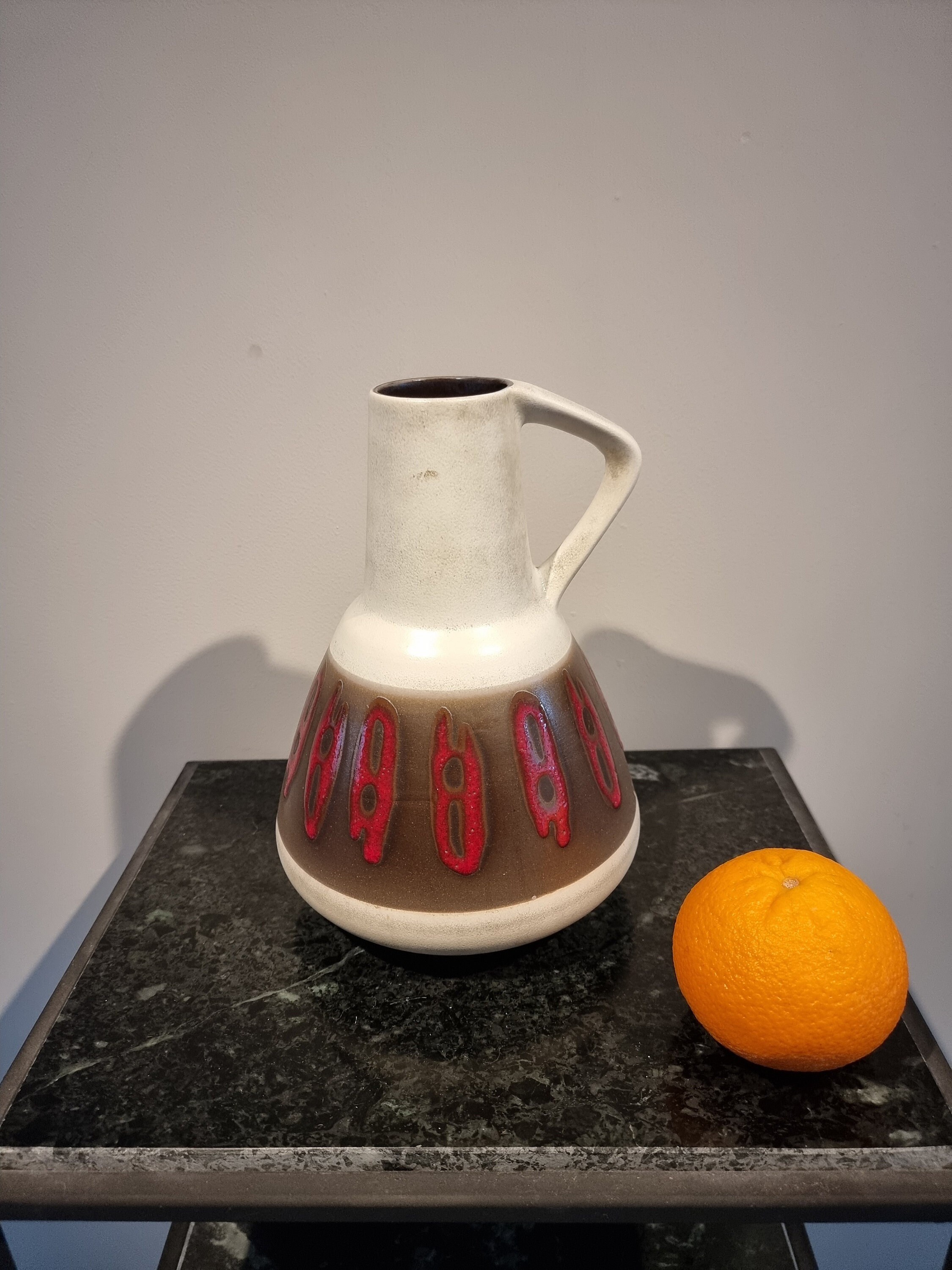 Fat Lava Vase West German Earthenware, Dumler & Breiden 310