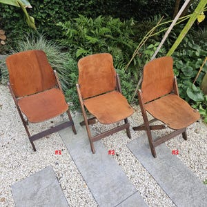 Vintage WW2 Wooden US Army Chair. American Folding Chair. Foldable