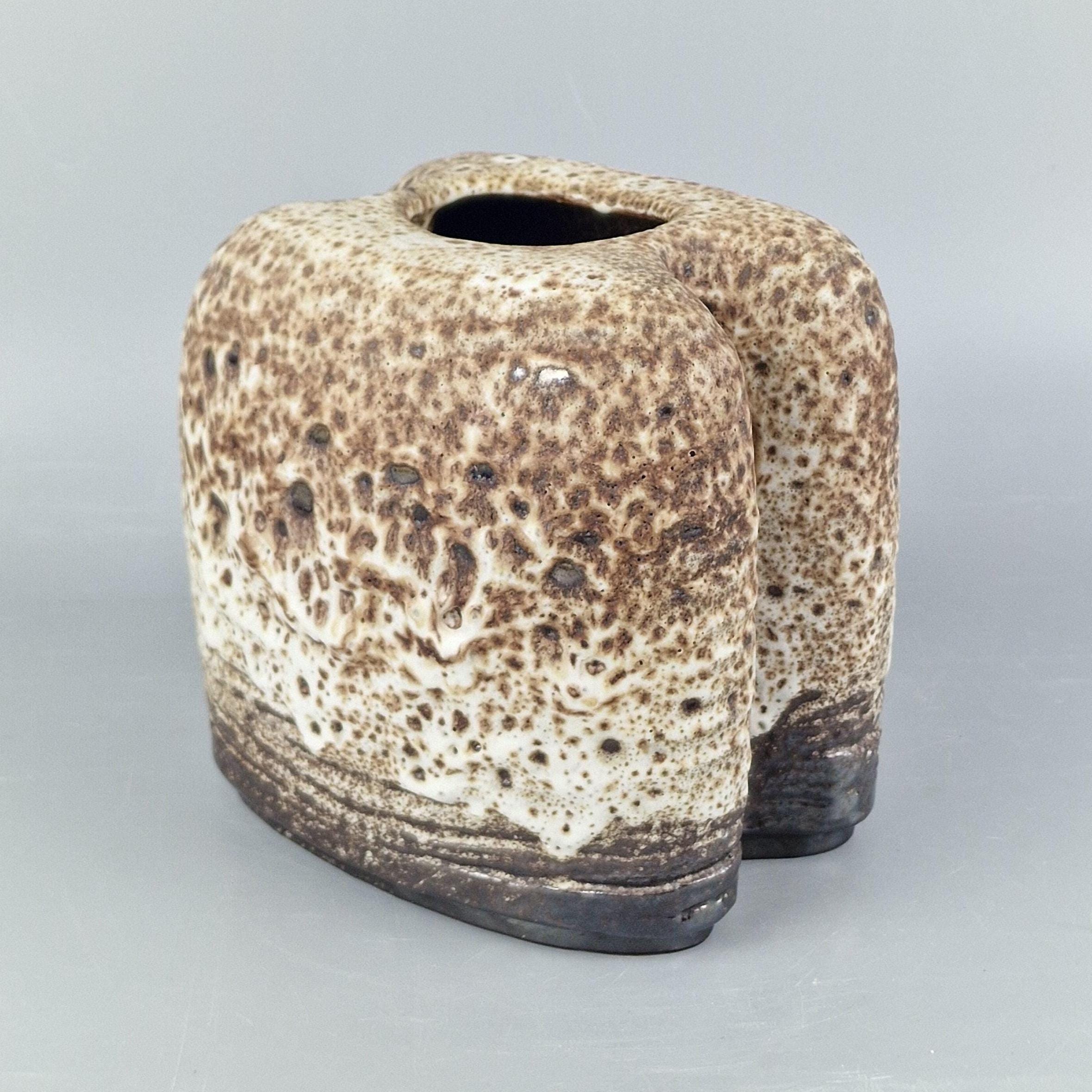 Vintage West German Fat Lava Vase. Carstens Tonnieshof
