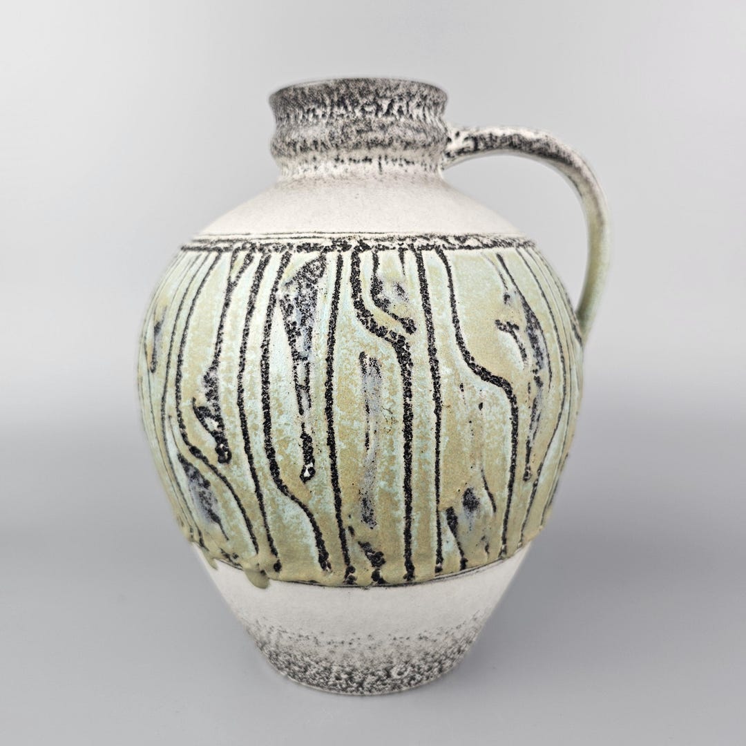 Carstens WEST GERMAN Pottery MID-CENTURY MODERN Fat Lava
