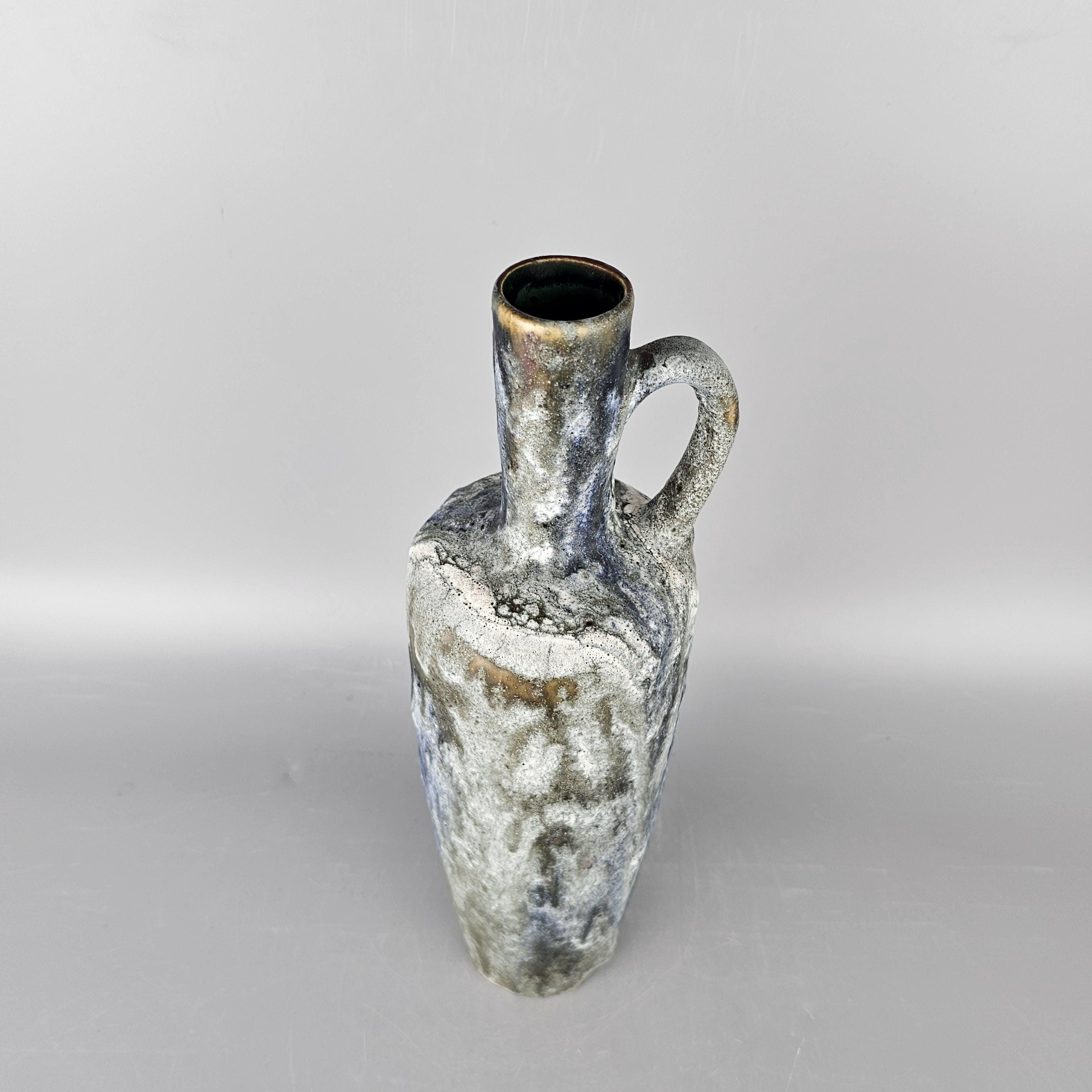 ビンテージの西ドイツの Fat Lava 花瓶。 Ruscha、フォーム番号338/3