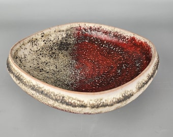Reserved for A. Vintage East German Fat Lava Vase. VEB