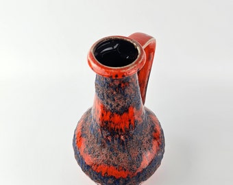 Vintage West German Fat Lava Vase Made by Bay Keramik. Form