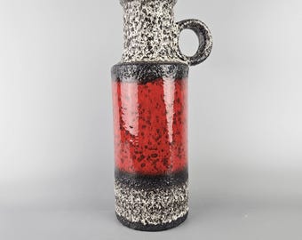 East Germany Fat Lava by VEB 東ドイツ ヴィンテージ Vintage East German Fat Lava Vases (2). VEB Haldensleben