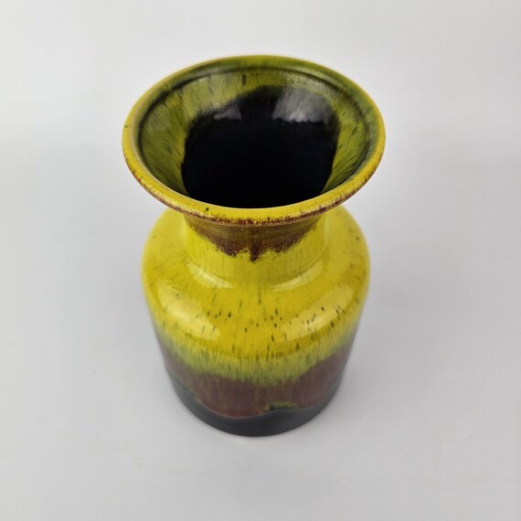 Vintage West German Fat Lava Vase Made by Jasba. Shape Number N