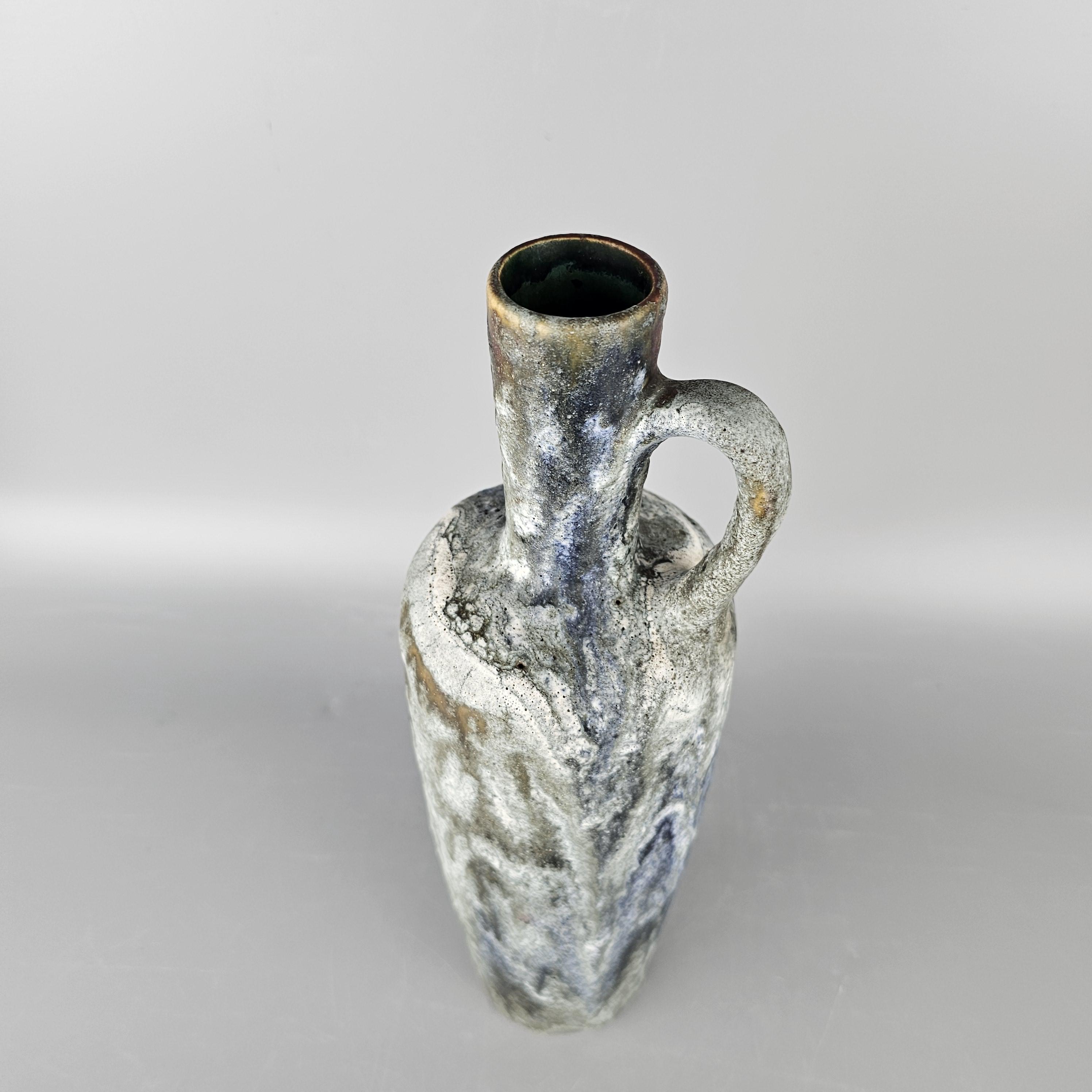 ビンテージの西ドイツの Fat Lava 花瓶。 Ruscha、フォーム番号338/3