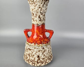 Vintage West German Fat Lava Vase. Jopeko, Model Number 433 30