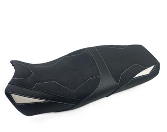 Triboseat Housse Siège Passager Moto Antidérapante Ultra Grippy - Compatible Honda VFR1200F 2010-2017, Noir, Installation Sans Outil