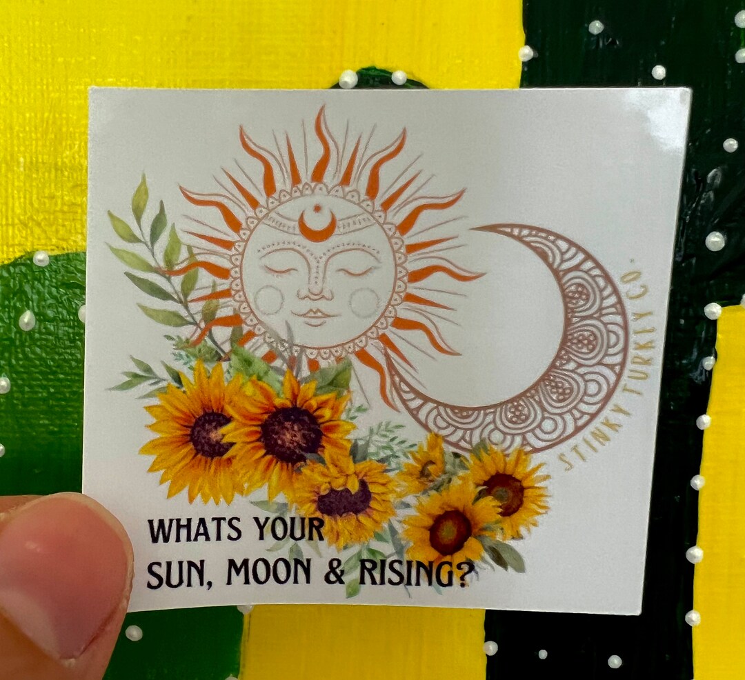Sun Moon Rising Etsy