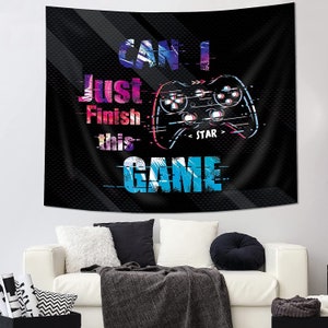 Gaming Tapestry | Game Room | Gamer Room Decor | Wall Tapestry | Wall Hanging | Gaming Art | Gaming Wall Art | Gaming Wall | Gaming Gift