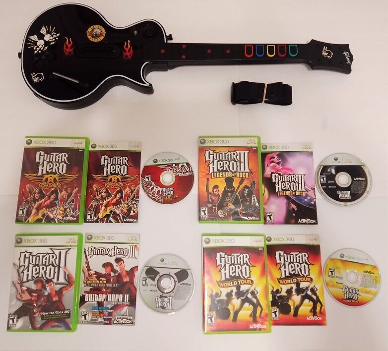 Xbox 360 Guitar Hero Gibson Les Paul Guitar Controller
