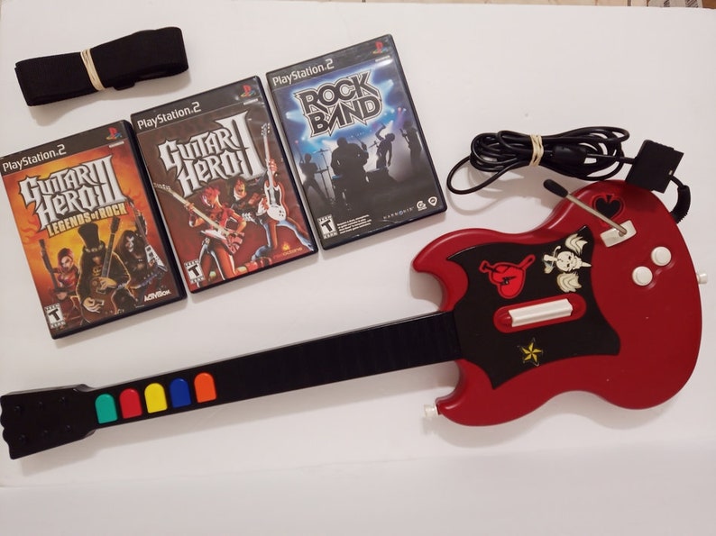 Guitar Hero III : Legends Of Rock Sur PS2 – Complet Et Bon état