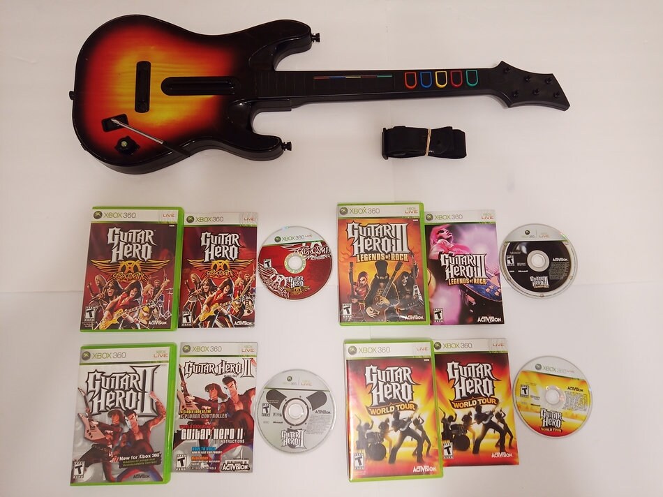 Guitar hero 4 : world tour - pack (jeu + guitare)