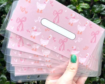 Gans Kokette Bargeld Umschlag Bündel