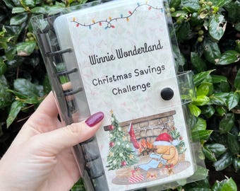 Wonderland Christmas Savings Binder