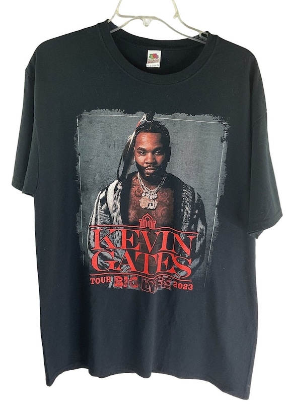 Kevin Gates Concert Tour Big Lyfe T-shirt Size: L