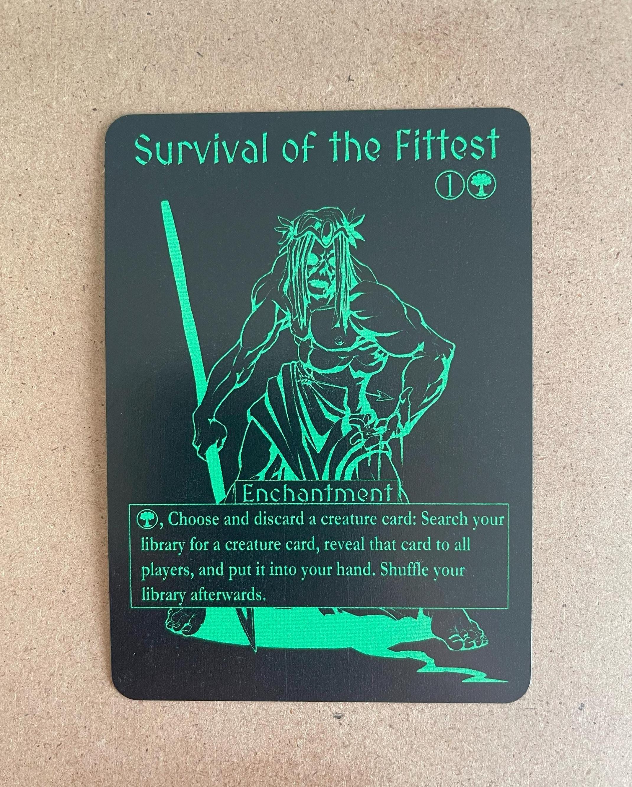 Survival of the Fittest Mtg - Etsy Survival of the Fittest Mtg - Etsy