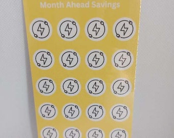Month ahead / Electric Bill Savings / Laminated A6 Savings