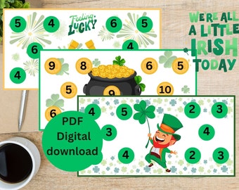 Digital Shamrock Savings / St Patrick's Day / A6 Savings Challenge for any budget