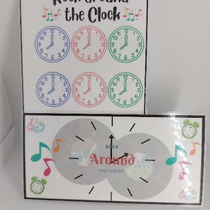 Rock Around the Clock Savings Challenge / Tablero / Sobre A6, Dados de 2 a 8 caras.