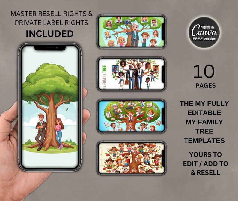 My Rights Tree My Family Tree Templates | My Family Tree Templates With Master Resell ...