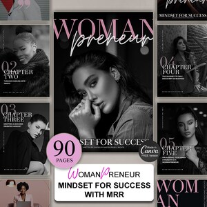 Womanpreneur Your Mindset For Success With MRR + Canva Template