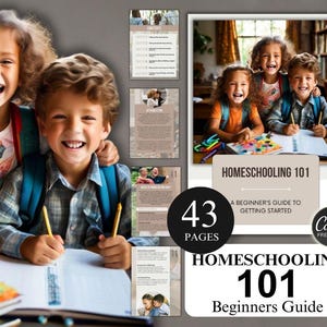 Anfänger Homeschooling 101 Anleitung ebook | Kindergarten Kids Homeschooling with Master Weiterverkaufsrechte | Homeschooling 101 PLR Done-For-You DFY