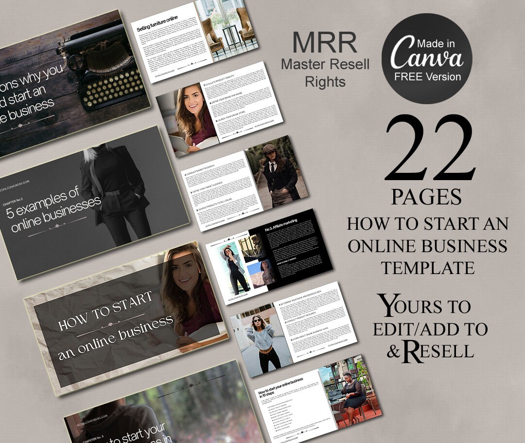 Master Resell Rights How to Start an Online Business - Etsy
