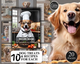 10 Homemade Dog Treats Recipes with Master Resell Rights | Dog Nutrition | Dog Recipe Book Done-For-You Dog Treat Recipes MRR PLR DFY