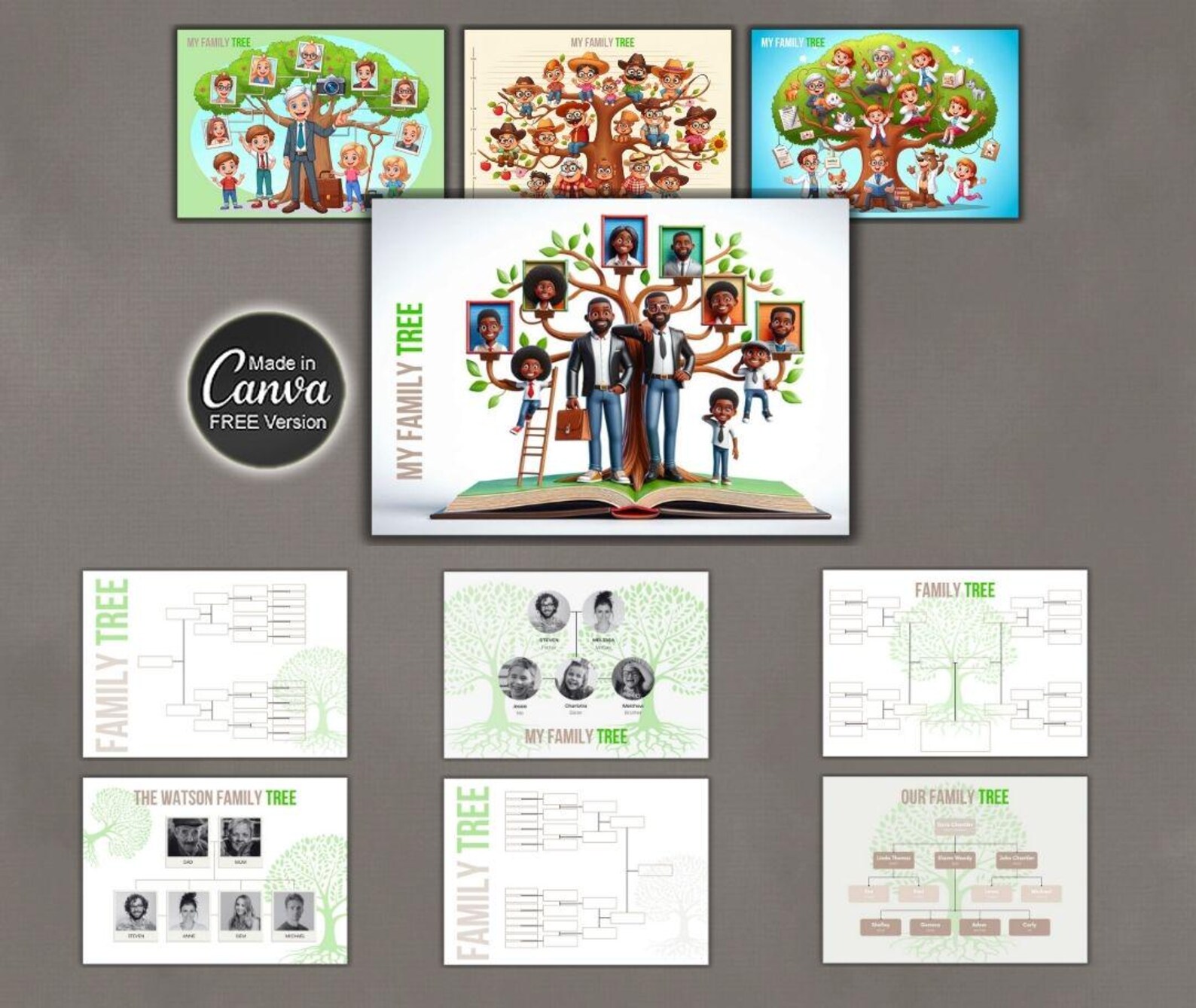 My Family Tree Templates | My Family Tree Templates With Master Resell ...