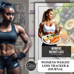Weight Loss Journal Tracker for Women | Womens Weight Loss tracker Workbook with Master Resell Rights | Weight Loss PLR Done-For-You DFY