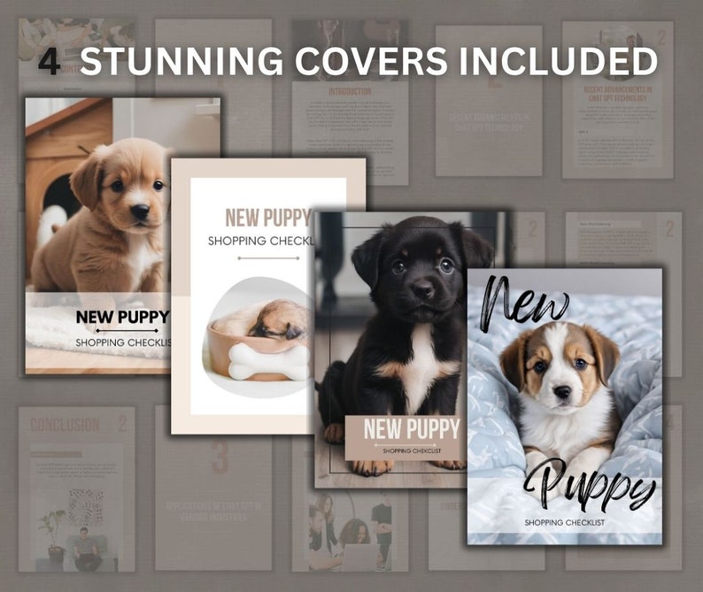 New Puppy Shopping Checklist With Master Resell Rights | Dog Shopping ...