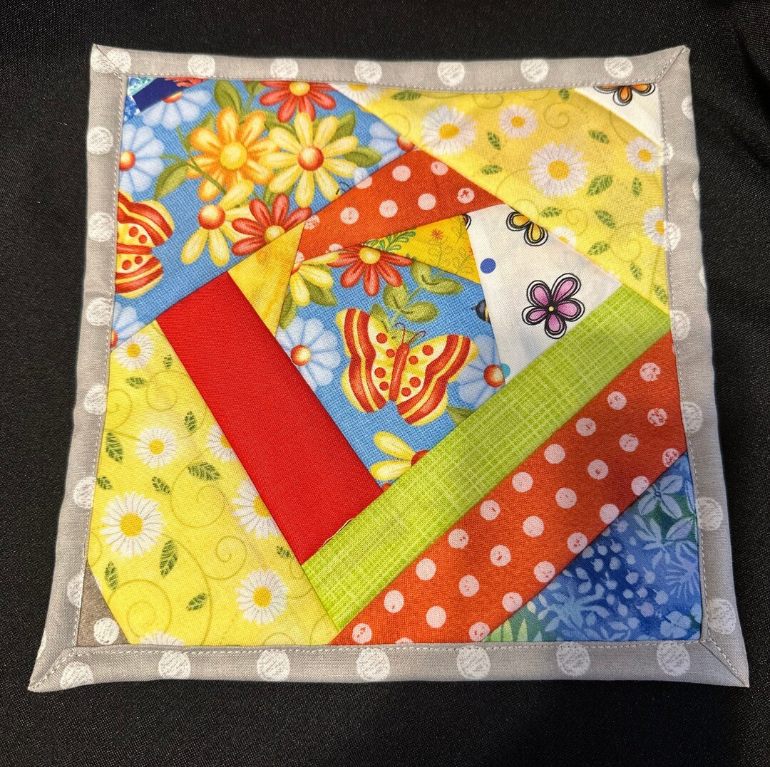 Scrappy Butterfly Pot Holder Etsy