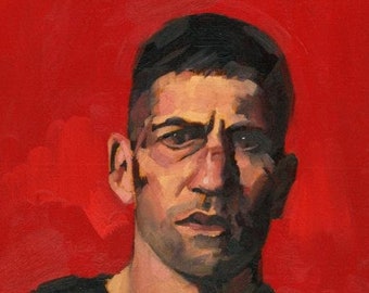 The Punisher Art Print | Frank Castle Wall Art | Comic Book Collector Poster