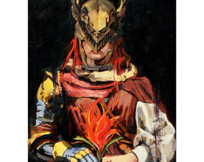 Featured listing image: Malenia, Blade of Miquella Premium Semi-Glossy Print – Elden Ring Art with Striking Detail and Vibrant Colors for Gamer Wall Décor