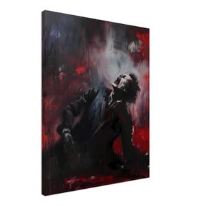 Canvas print &#39;Desperate Laughter&#39;
