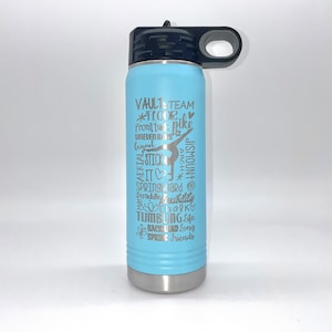 Customizable Gymnastics Water Bottle