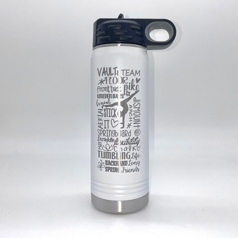 Gourde Aluminium 600ml - Warning World's Grumpiest Gymnast - Gymnastique