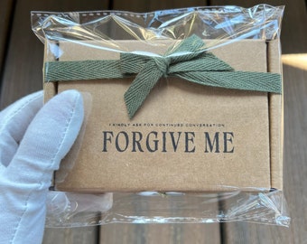FORGIVE ME reasons why / open me when envelopes! Gift for him, gift for her, apology gift