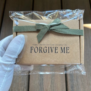 FORGIVE ME reasons why / open me when envelopes! Gift for him, gift for her, apology gift