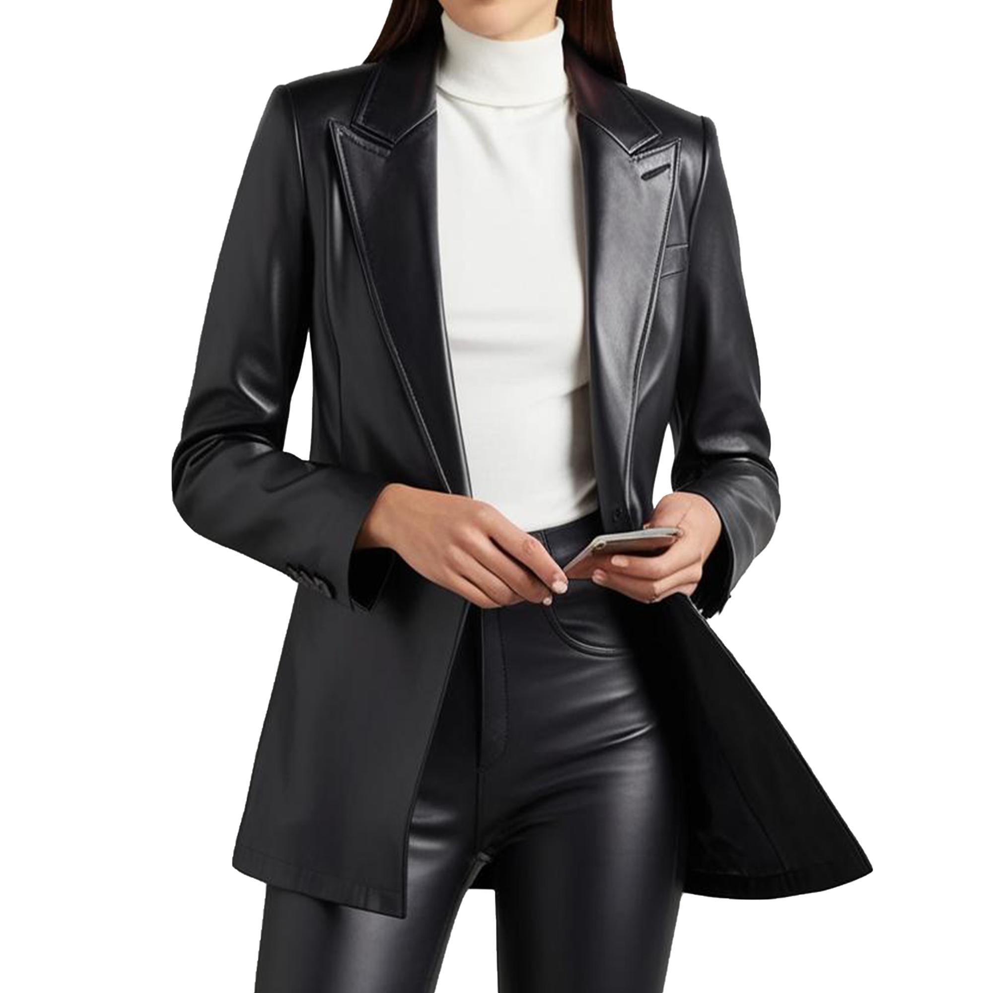 Manteau de cuir vegan Canada