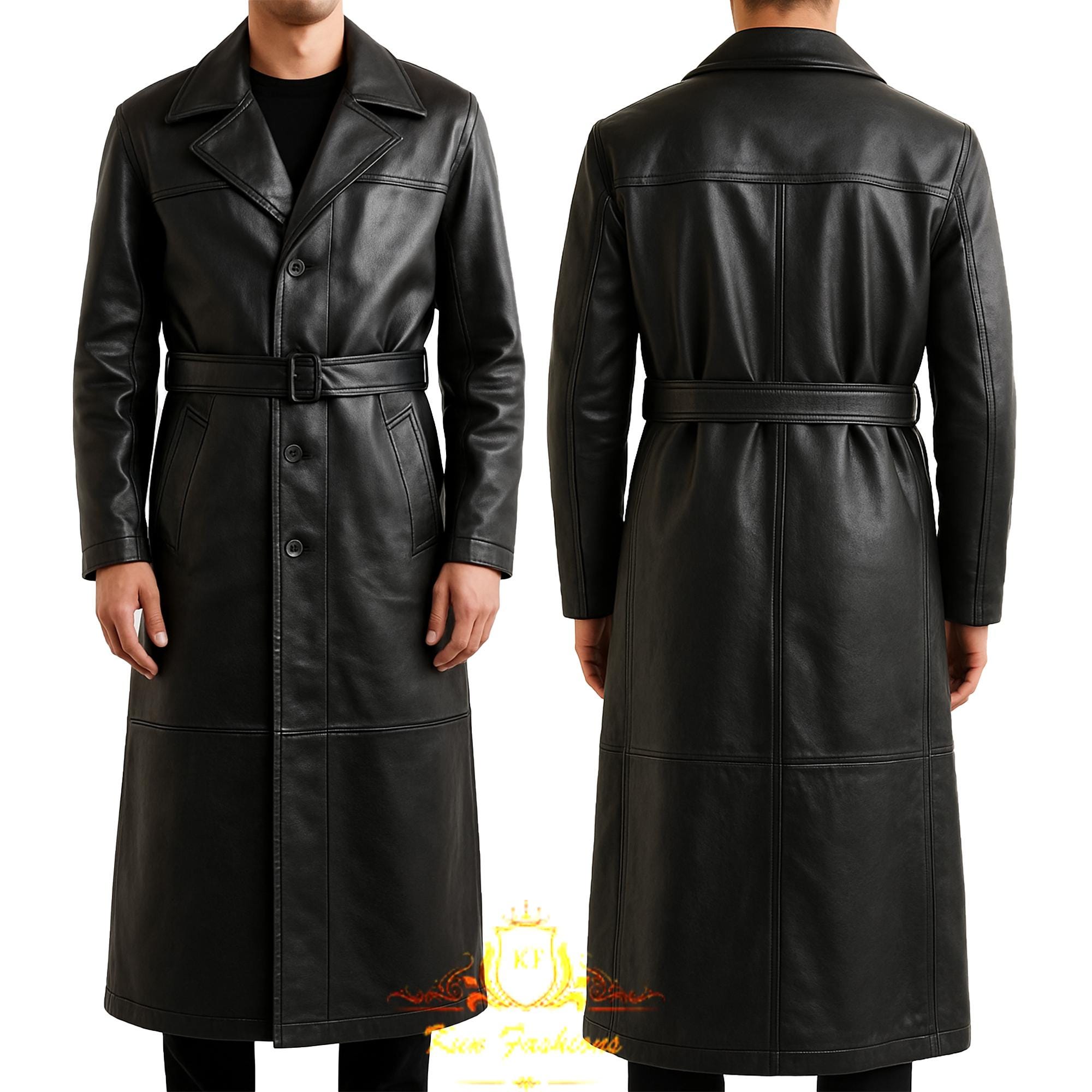 ジャケット・アウター real leather maxi long coat BLACK Women Maxi Fit And Flare Spring Long Designer Clothing Long