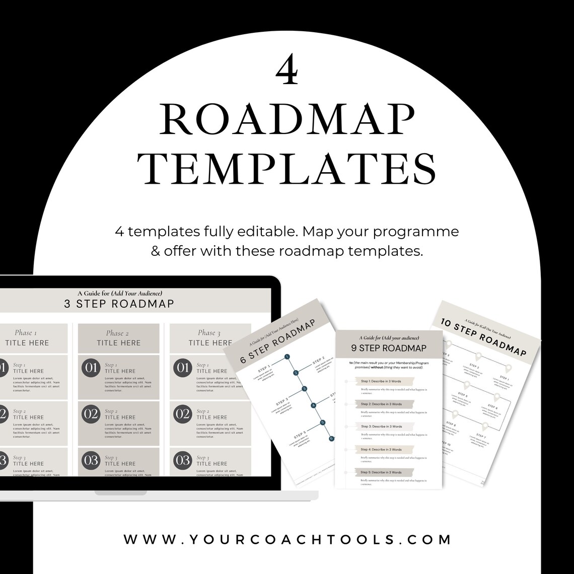 Business Roadmap Templates 4 - Il 1140xN.5494890547 Pwhn 
